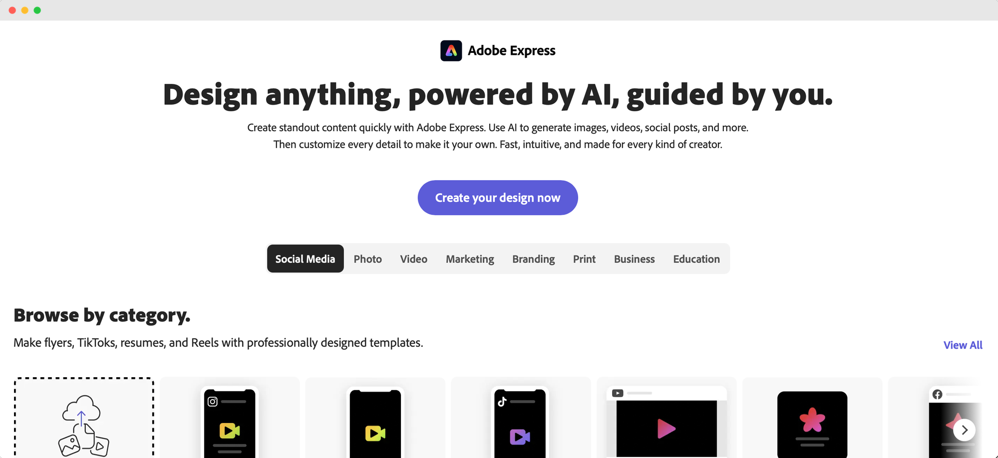 Adobe Express tool Adobe Express tool