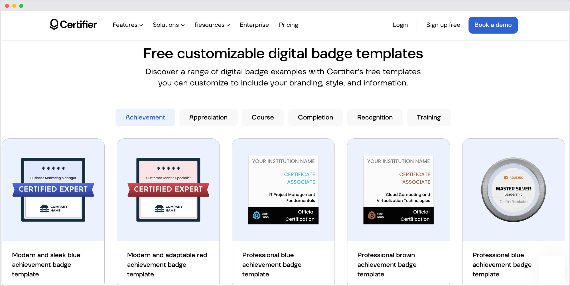 Certifier digital badge maker Certifier digital badge maker