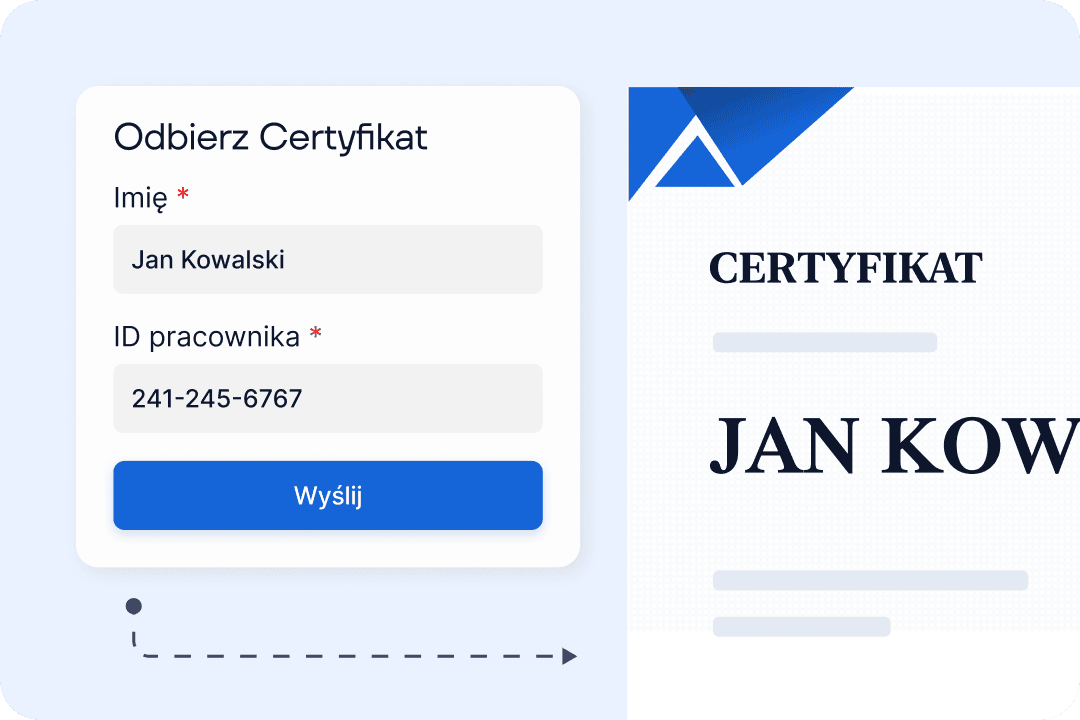 Wystawiaj certyfikaty pracownikom i bądź zawsze gotowy na audyt