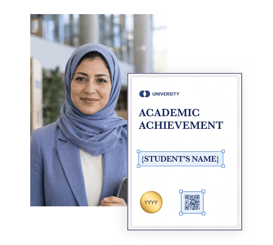 Turn course, program and CE completion into digital credentials Turn course, program and CE completion into digital credentials