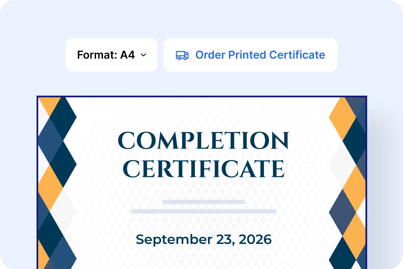 Let recipients order a printed copy