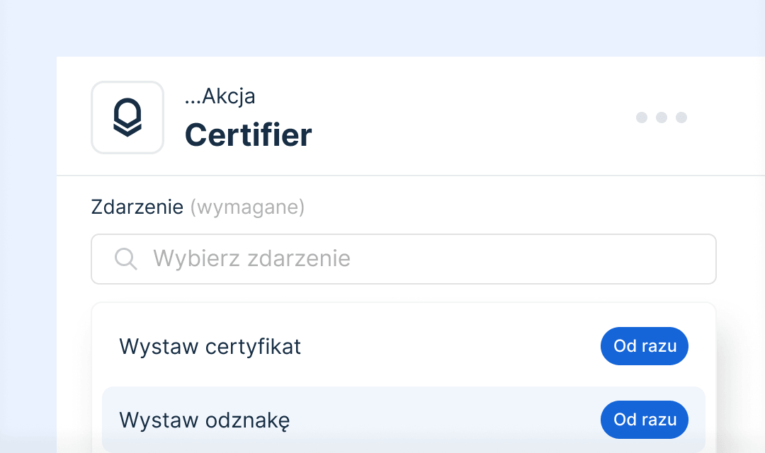 Twórz procesy z wieloma akcjami