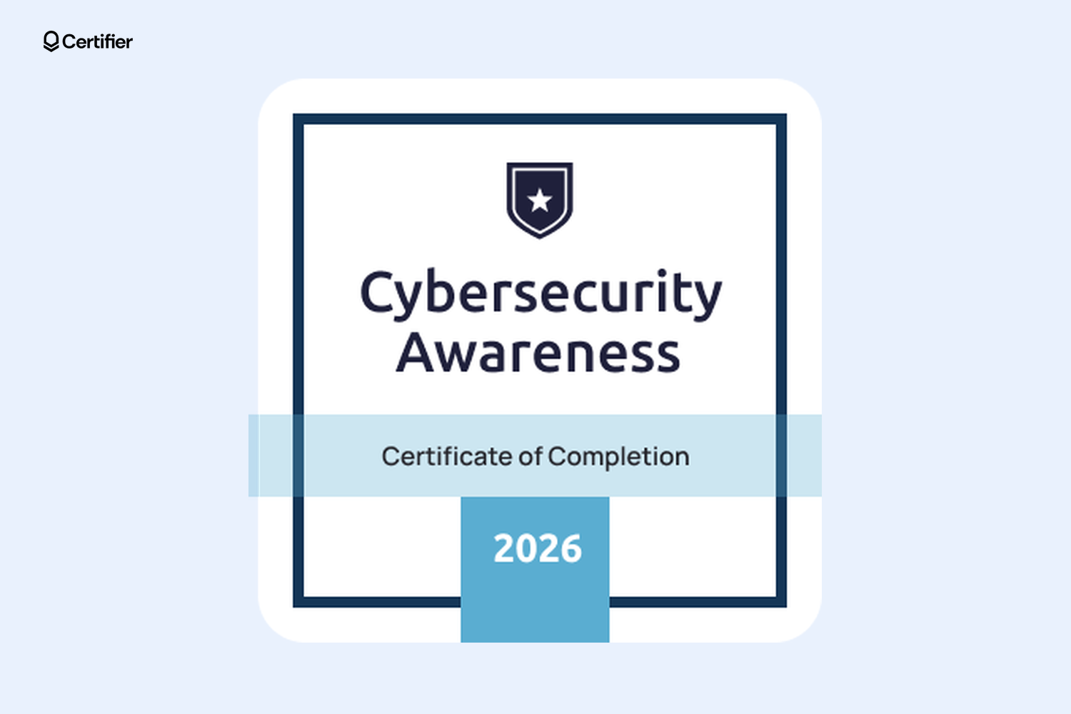 Free Cybersecurity Awareness Training Certificate & Badge Templates