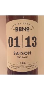 Brew By Numbers 01/13 Saison - Mosaic