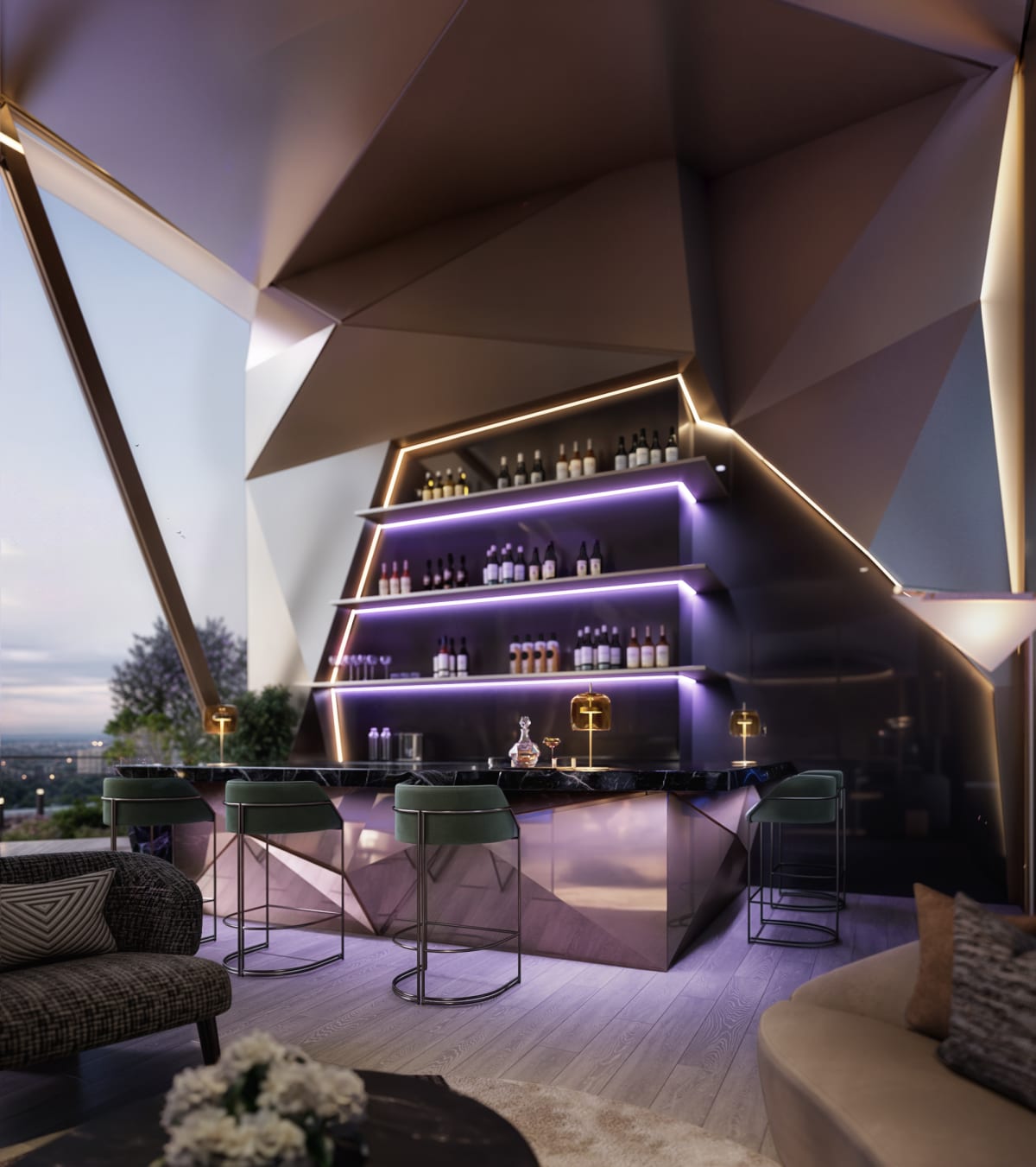 Rooftop Lounge Terrace