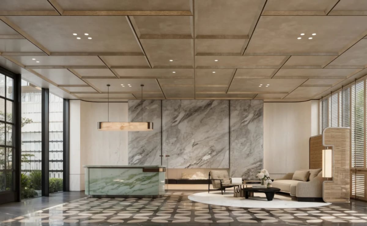 Double-Height Reception Lobby