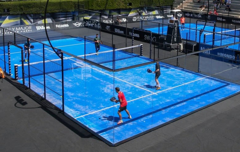 Rooftop Sky Padel Tennis Court