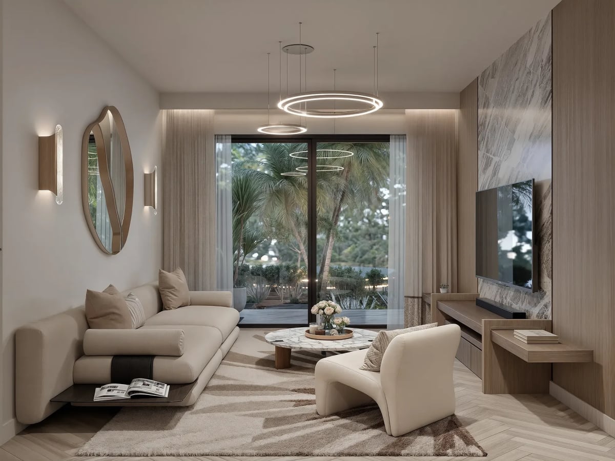 Contemporary Living Room Interior