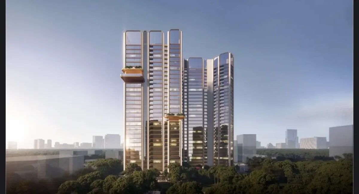High-Rise Towers & Planted Terraces