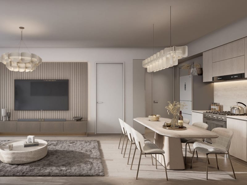 1 Bedroom Residence Layout & Visuals