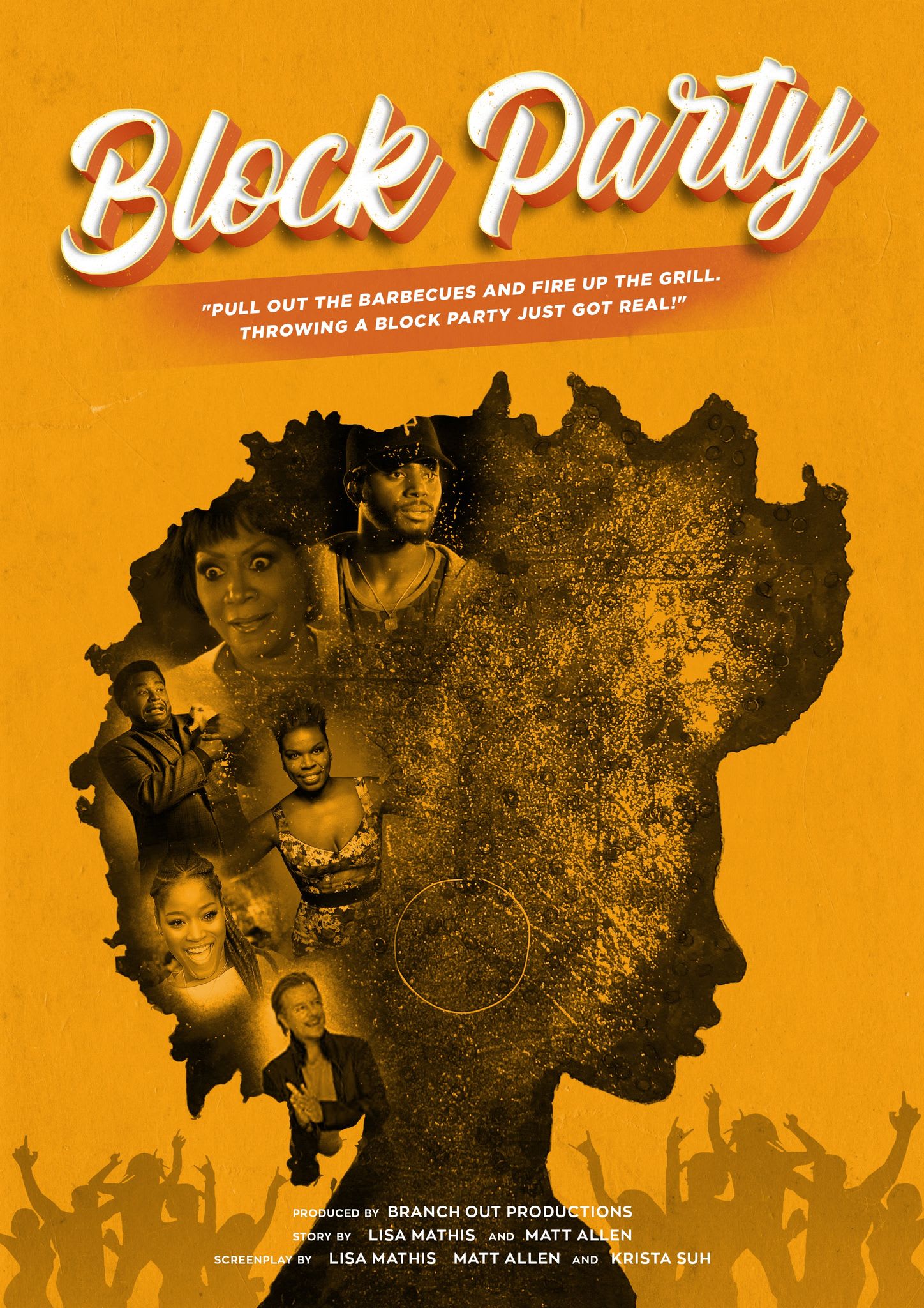 Block Party movie poster design by Drix Agency