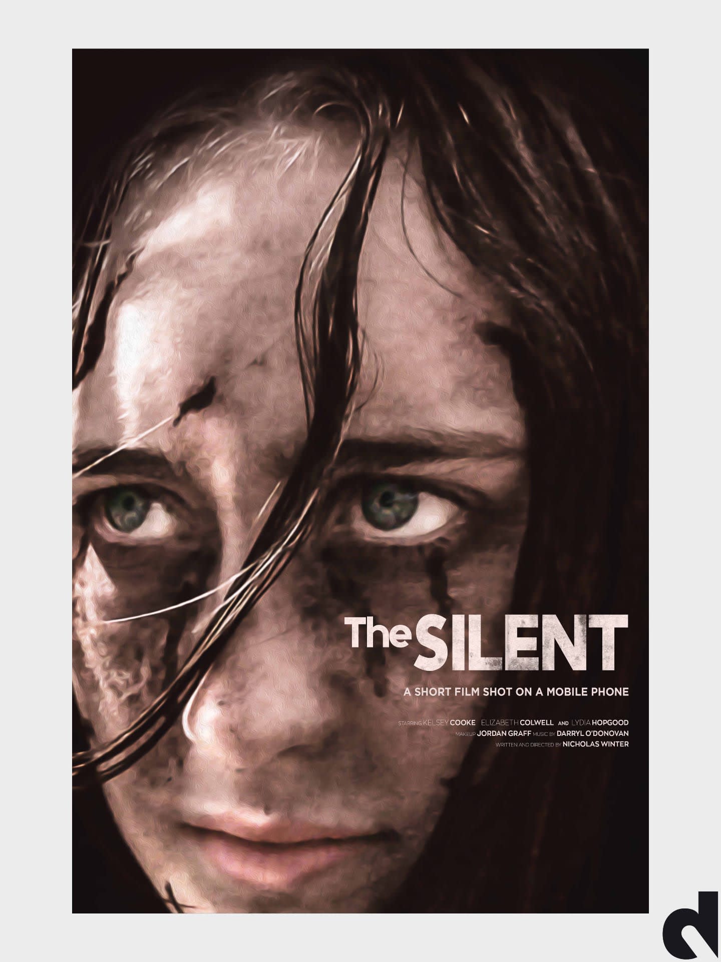 The Silent movie poster design by Drix Agency