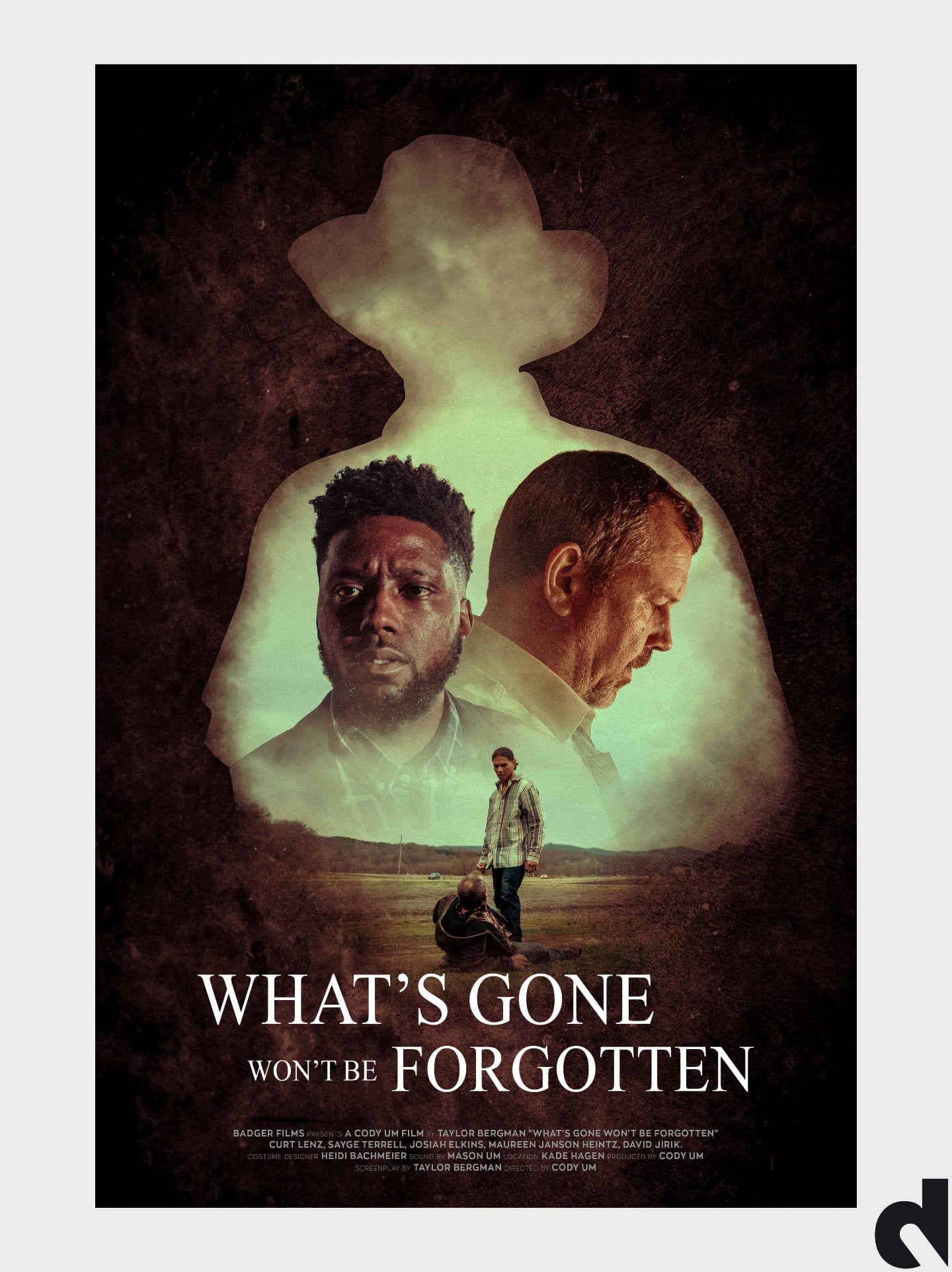 What’s Gone Won’t Be Forgotten movie poster design by Drix Agency