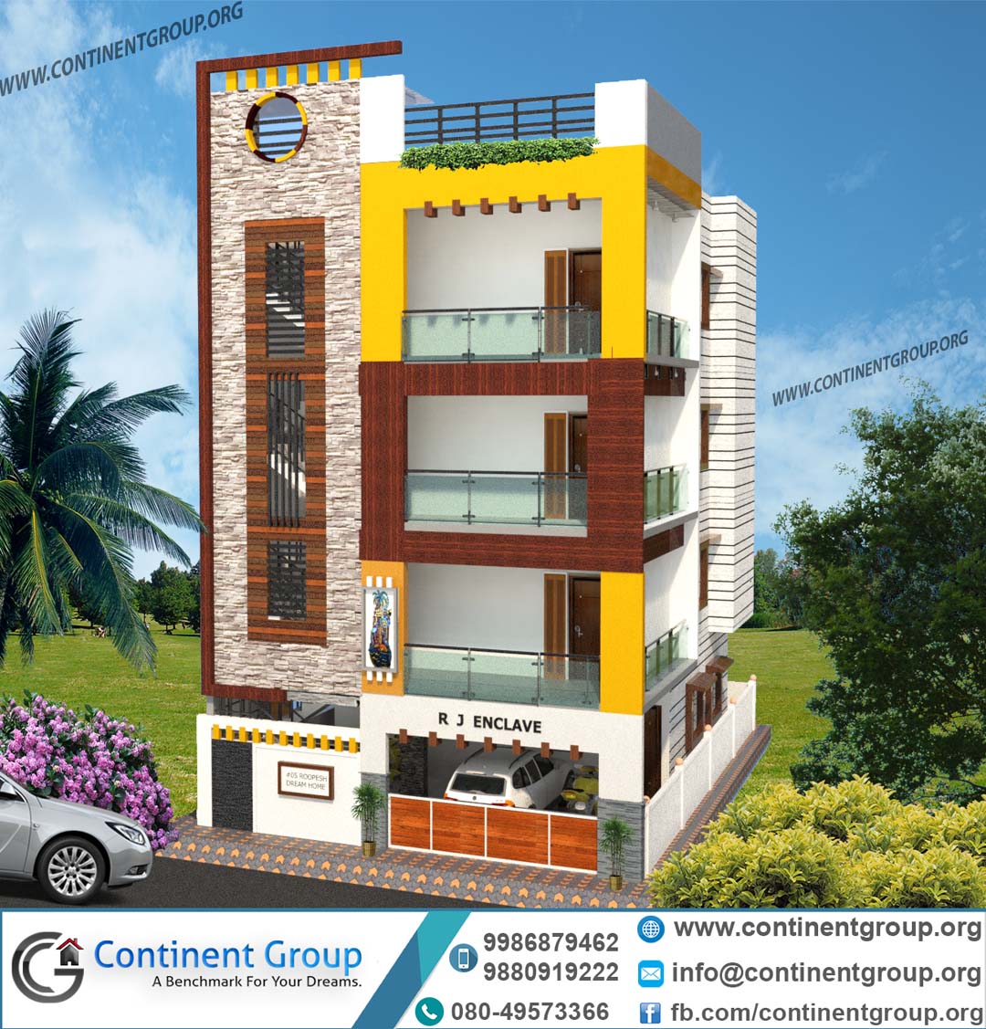 Ground Plus Three House Design