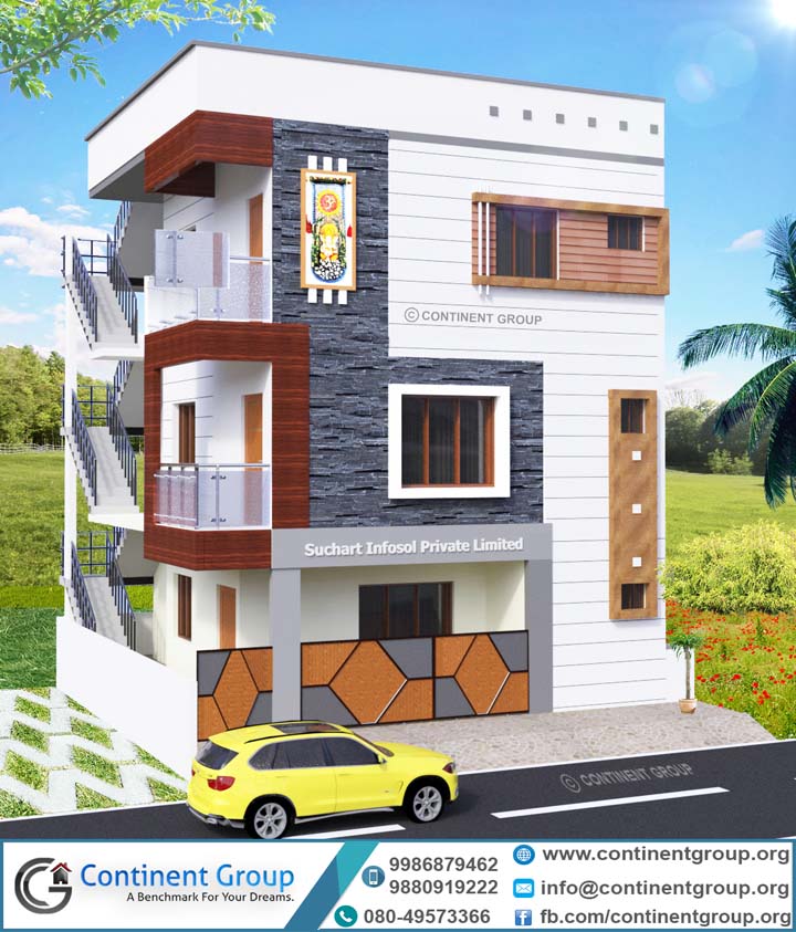 Front Building Elevation Models