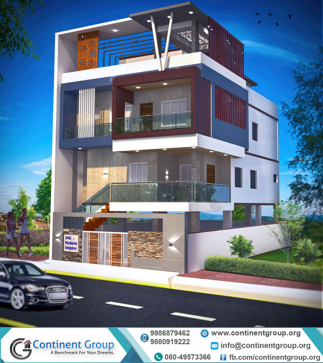 3d Front Elevation Building Design Bangalore Zzs7uu 