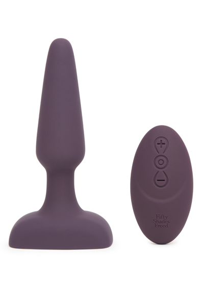 Fifty Shades of Grey Feel So Alive Remote Control Vibrating Analplugg med vibrator | | Intimast