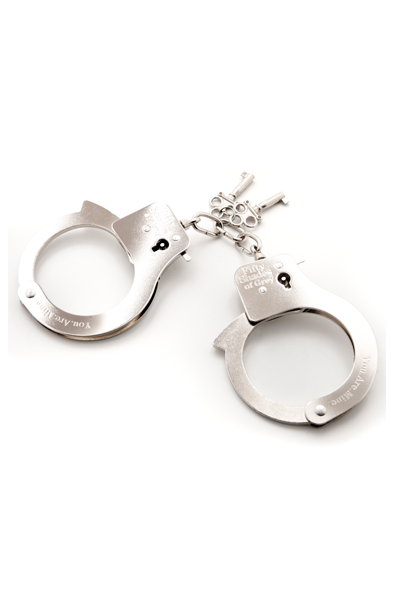 Fifty Shades of Grey You Are Mine Metal Handcuffs Handbojor metall | | Intimast