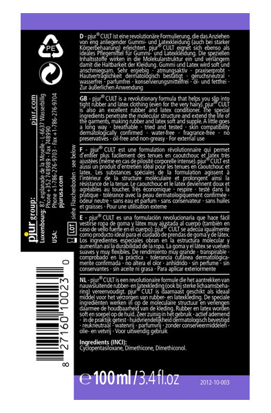 Alternativ bild 1 för Cult 100ml Dressing Aid & Conditioner