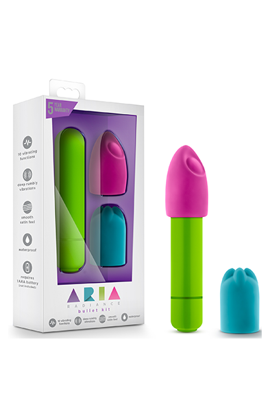 Aria Radiance Bullet Kit Lime Klitorisvibrator | | Intimast