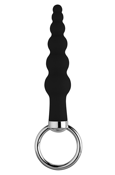 NMC Butt O Butt Plug Black 10 cm Analplugg med dragring | | Intimast