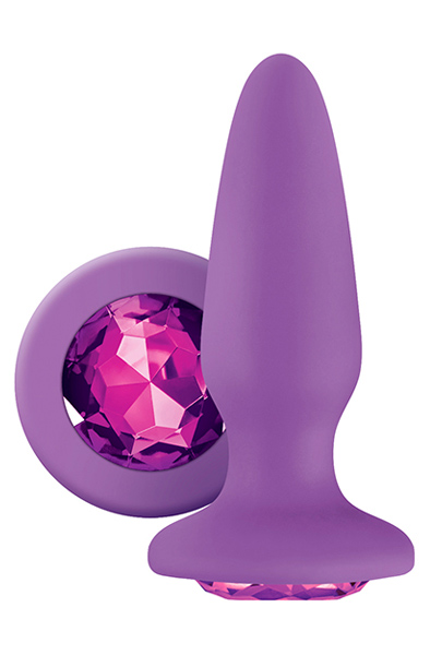 NS Novelties Glams Purple Gem Analplugg | | Intimast