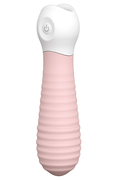 Dream Toys Ribbed Baby Boo Pink Vibrator | | Intimast