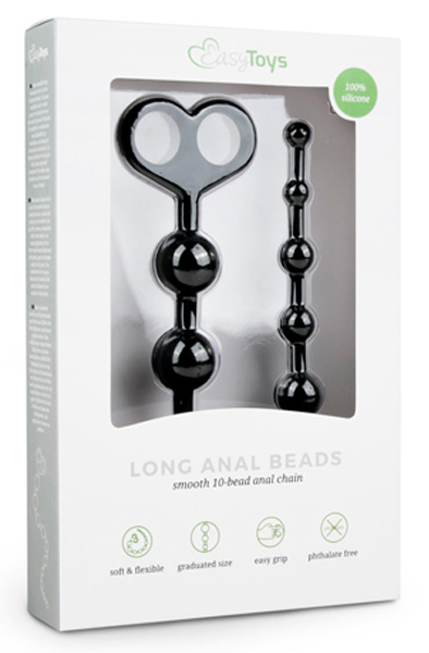 Alternativ bild 1 för Long Anal Beads Black