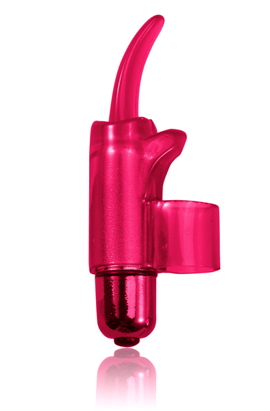 Power Bullet Tingling Tongue Pink Fingervibrator |  | Intimast
