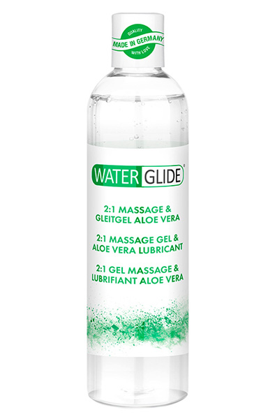 Waterglide 2:1 Massage Gel & Aloe Vera Lubricant 300ml Glidmedel & Massagelotion |  | Intimast