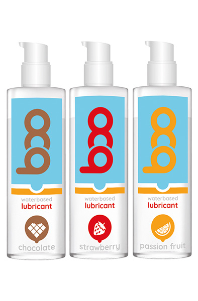BOO Gift Set Flavored Lube 3x50ml Glidmedel med smak |  | Intimast