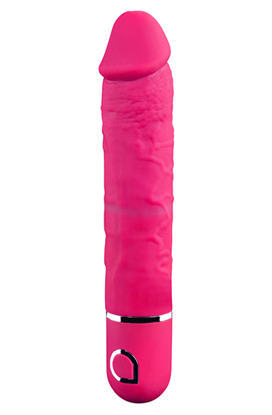 Abia Philotes Pink 18cm Dildo med vibrator |  | Intimast