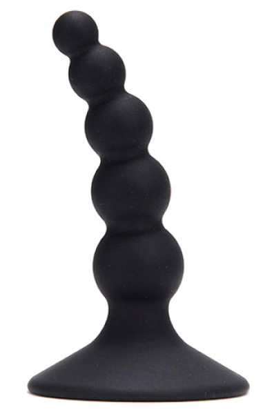 Domino Ass Punisher Silicone Black Analplugg |  | Intimast