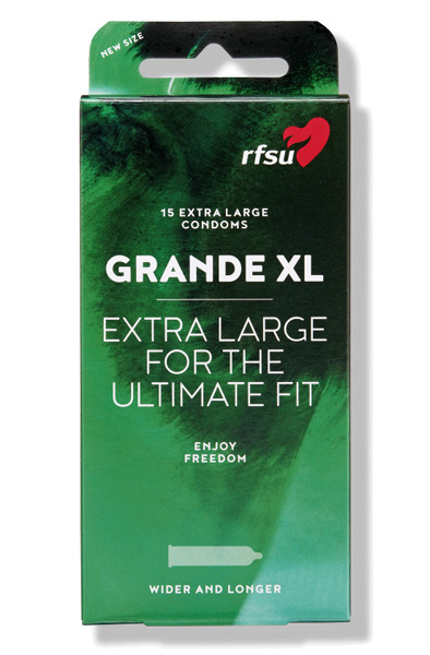 Alternativ bild 1 för Grande XL - Extra stor kondom - 30 pack