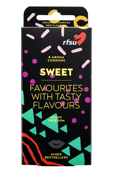 RFSU Sweet Aromkondomer 8st Smaksatta kondomer |  | Intimast