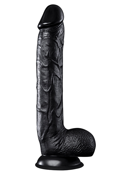 NMC Hoodlum Realistic Dong Black 28cm XL dildo | | Intimast