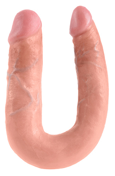 Pipedream King Cock U-Shaped Double Trouble 33,5 cm Dubbeldildo |  | Intimast