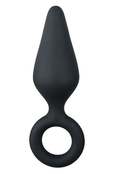 Easytoys Pointy Butt Plug With Pull Ring Black Analplugg |  | Intimast