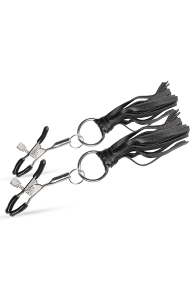 Easytoys Adjustable Nipple Clamps With Tassels Bröstvårtsklämmor | | Intimast