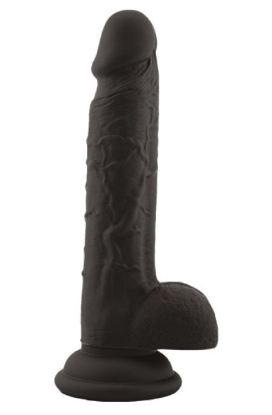 TOYZ4LOVERS Real Safe Rod Slim Black 19cm Dildo |  | Intimast