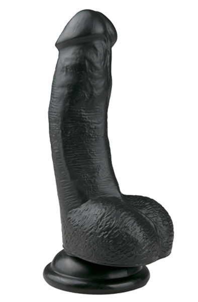 Easytoys Realistic Dildo Black 15 cm Liten dildo | | Intimast