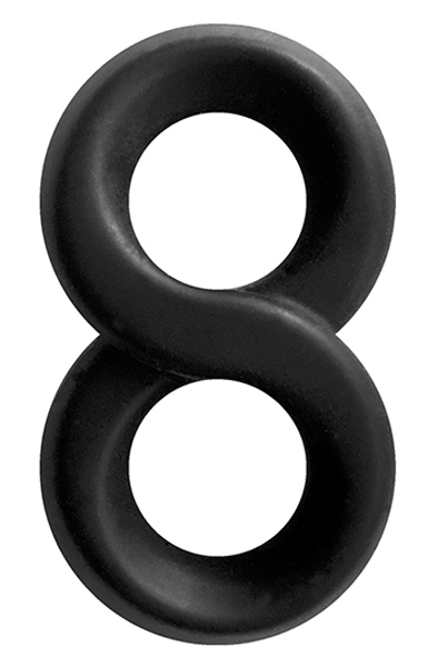 NS Novelties Renegade Infinity Ring Black Penis & pungring |  | Intimast
