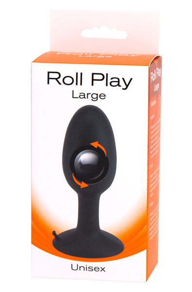 Seven Creations Roll Play Large Black Analplugg |  | Intimast