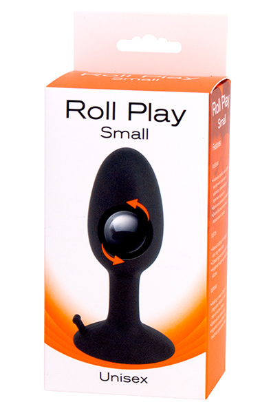 Seven Creations Roll Play Small Black Analplugg |  | Intimast