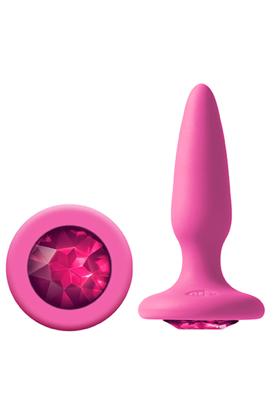 NS Novelties Glams Mini Rainbow Gem Pink Analplugg | | Intimast