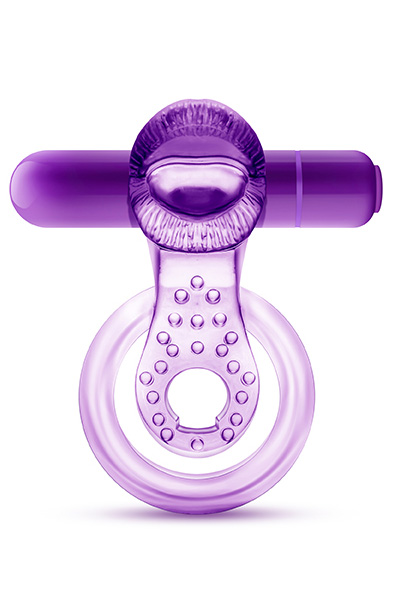 Play With Me Lick It Double Cockring Penisring med vibrator | | Intimast