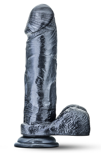 Jet Shadow Carbon Metallic Black 23cm Dildo | | Intimast