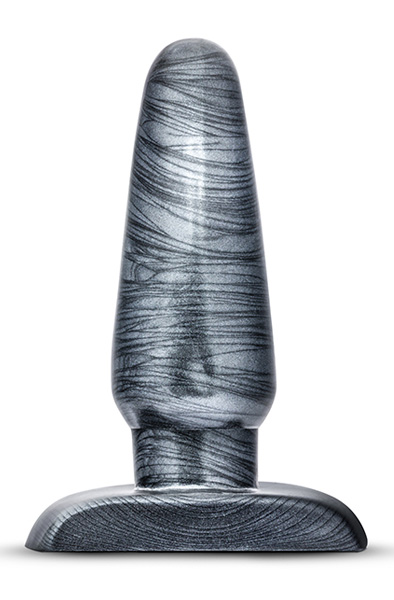 Jet Medium Plug Carbon Metallic Black 12cm Analplugg | | Intimast