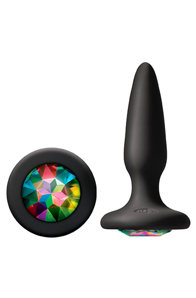 NS Novelties Glams Mini Rainbow Gem Analplugg | | Intimast