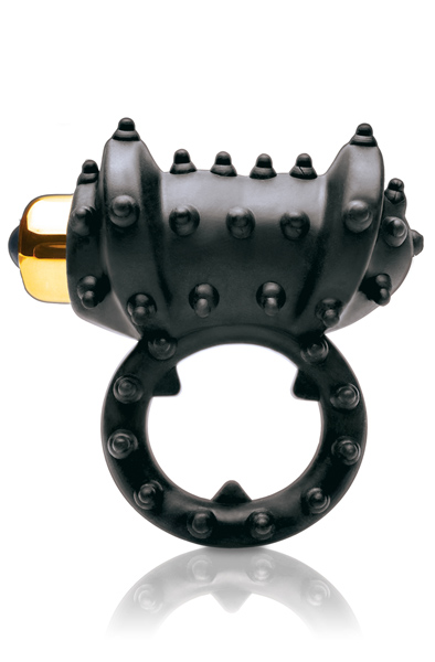 Pipedream Fetish Fantasy Gold Vibrating Cockring Penisring med vibrator |  | Intimast